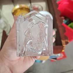Mikasa Nativity Votive Candle Holder