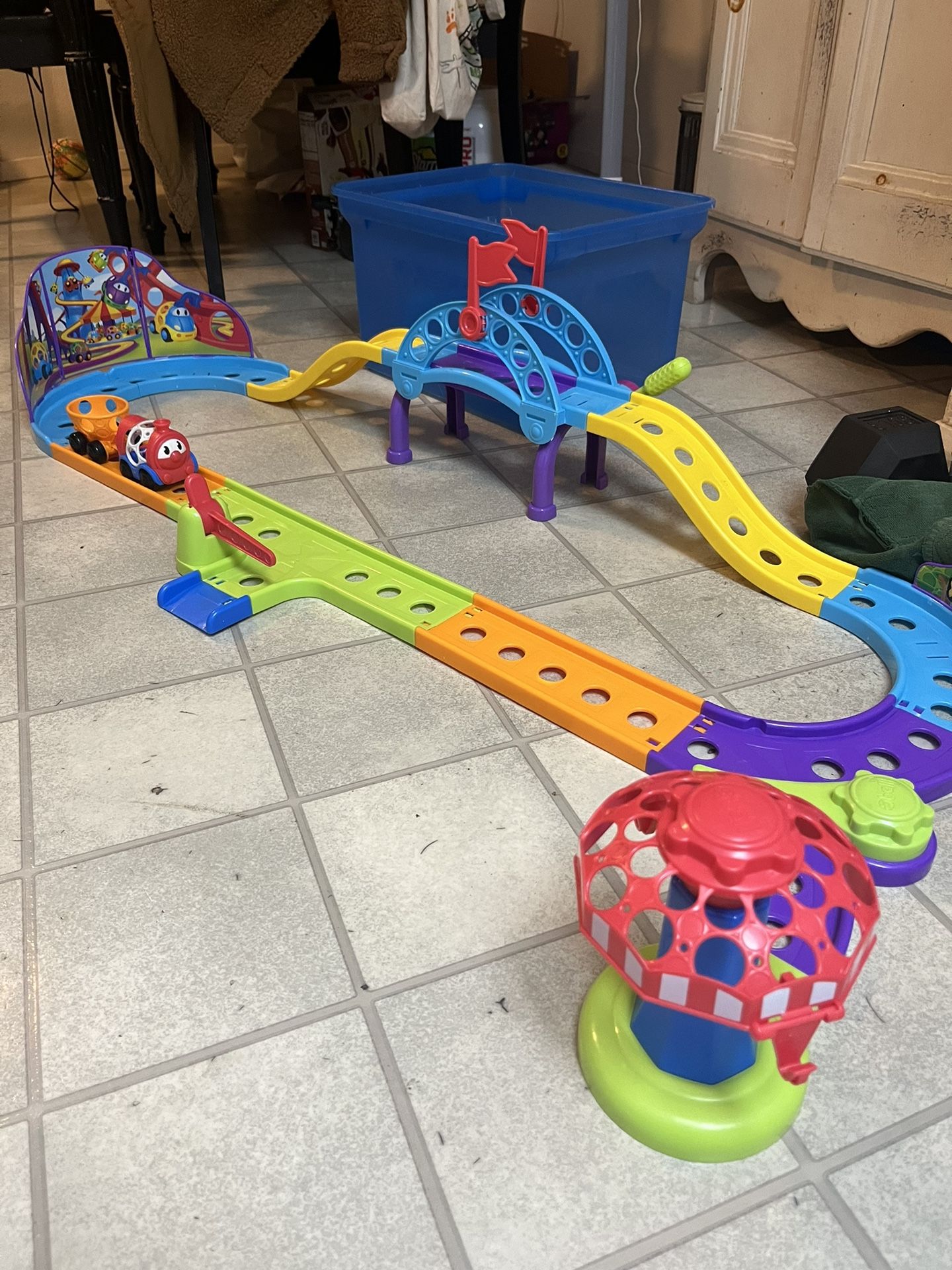 Oball Go Grippers Track And Train Set