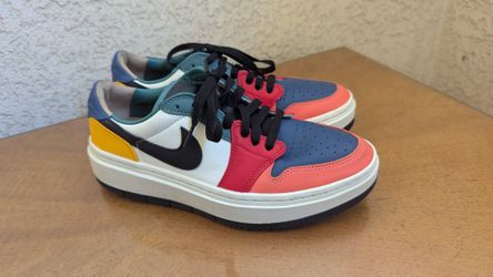 Nike Air Jordan 1 Low Elevate Multicolor Sneakers Women’s Size 10