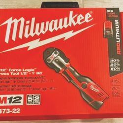 MILWAUKEE 2473-22 M12 FORCE LOGIC PRESS TOOL KIT 