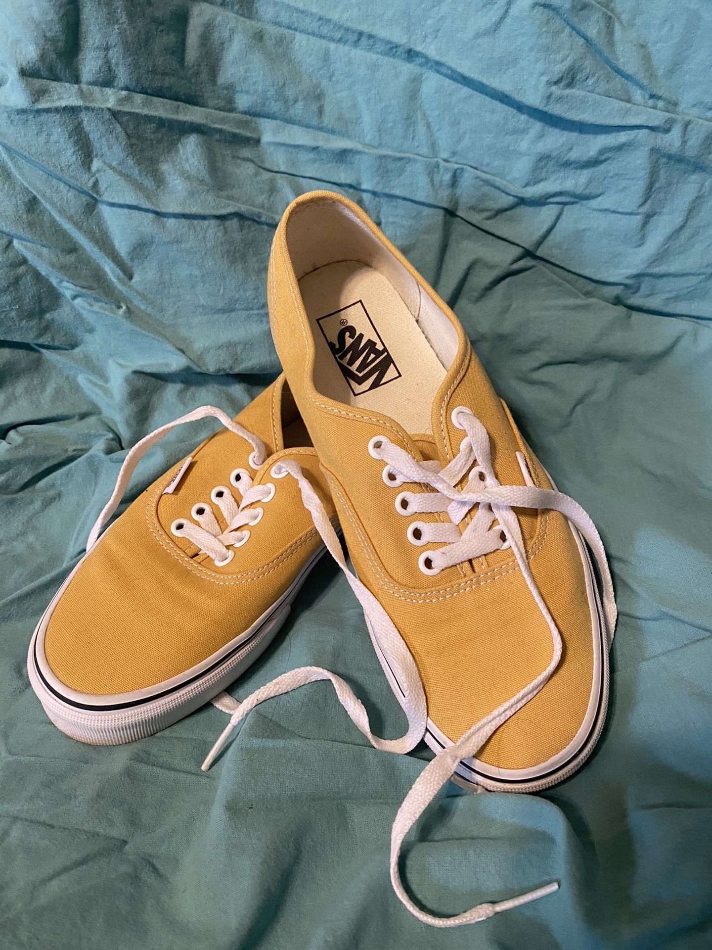 Mustard Yellow Canvas Vans Men/9 Women) - Main Image