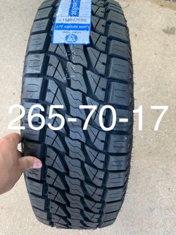 4 new 265-70-17 Allterrain
