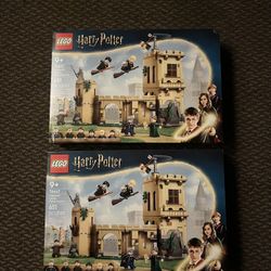 LEGO Harry Potter Hogwarts Castle Flying Lessons, Wizard Building Toy 