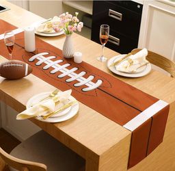 Sports theme table runners