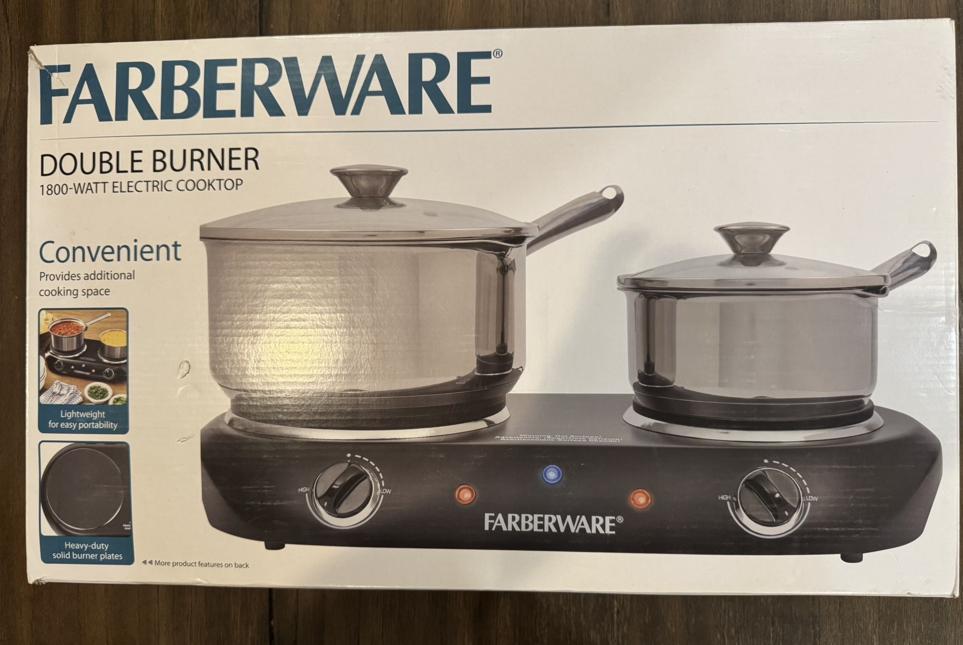 Farberware Electric Double Burner Cooktop