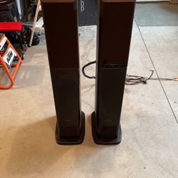 Sony Stand Alone Surround Sound Active Speakers.