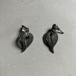 Marcasite Sterling Silver Earrings