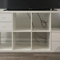 TV Stand White 