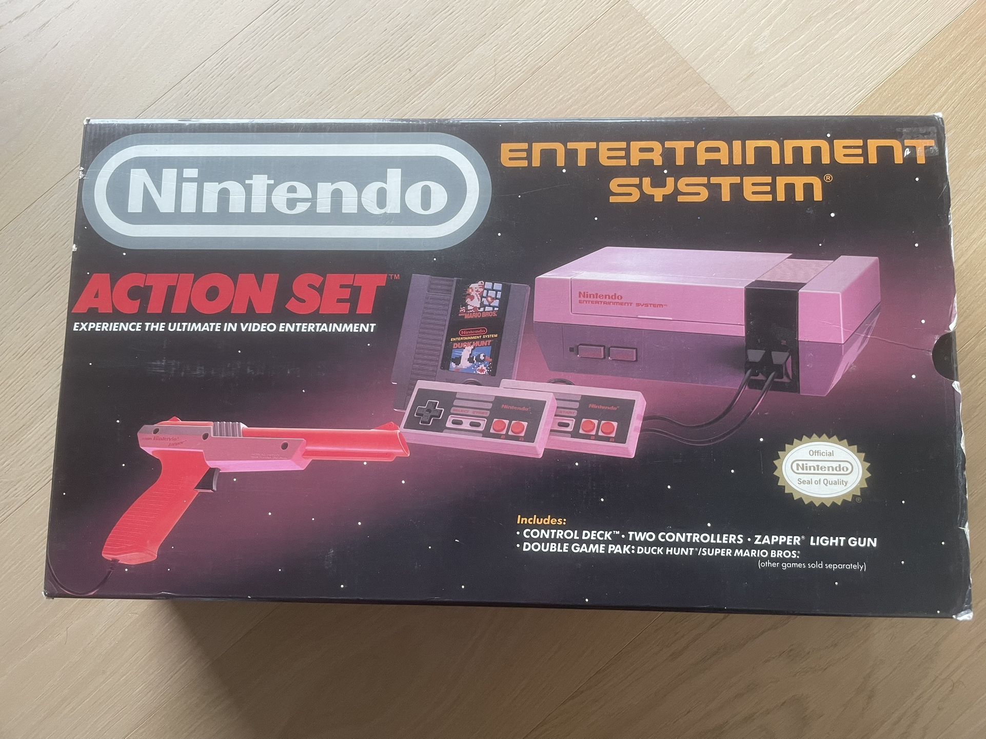 Nintendo Action Set NES Box Only - Empty