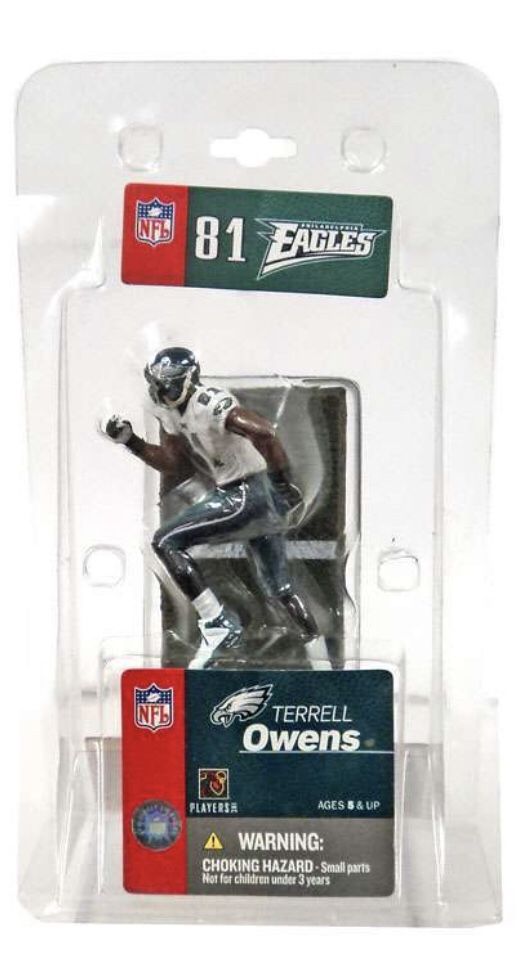 Terrell Owens 3 “ Mcfarlane Philadelphia Eagles