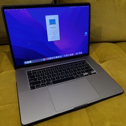 MacBook Pro 16 inch i9 8-Core laptop