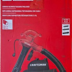 Craftsman Corded Blower/vacuum/Mulcher
