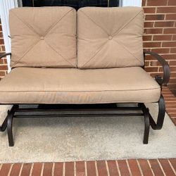 Outdoor Glider  Loveseat Bench