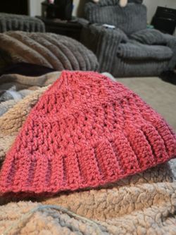 Pink Handmade Beanie