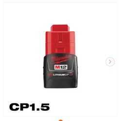 1.5 Milwaukee M12 Battery New 