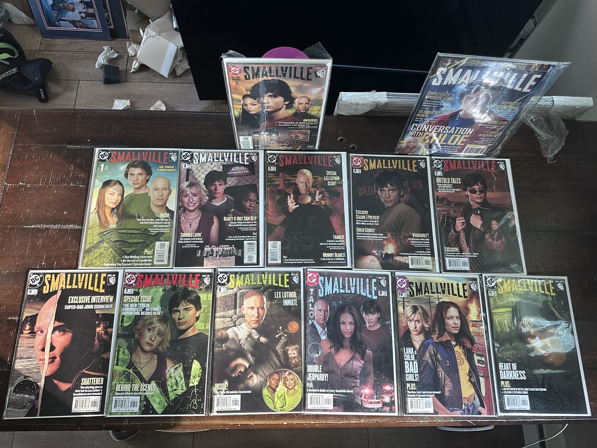2003 Smallville Complete See With Bonus Comic