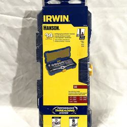 Brand New In The Package (Irwin) 14 Piece Standard SAE Tap, And Die Tool Set. Retails for $78.