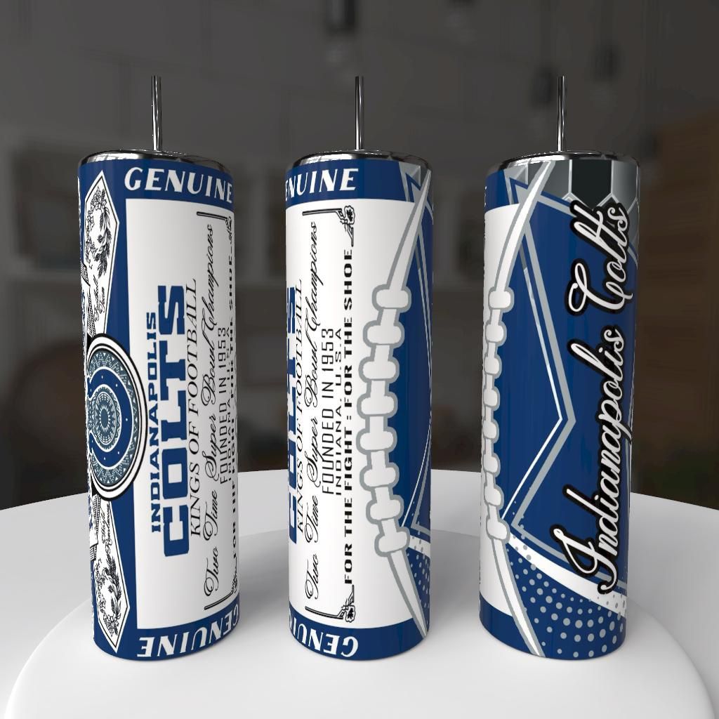 Indianapolis Colts Football Tumbler