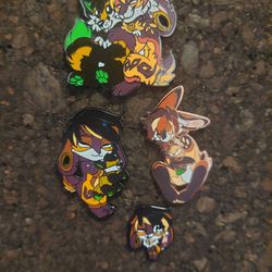 Limited Run Bunny Rabbit Furry Pins