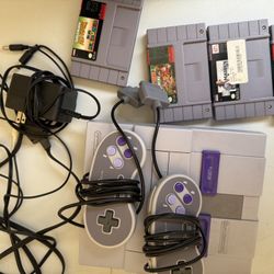 Classic Super Nintendo & Games