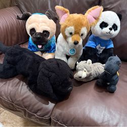 Lot of 6 Stuffed Animal Plush Toys