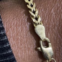 10k Gold 7” Bracelet 