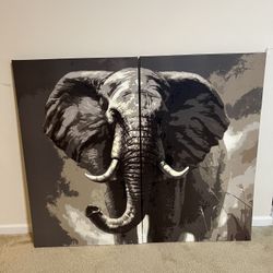 Elephant Wall Art Set