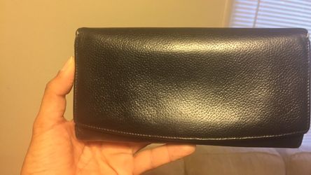 Authentic leather coach wallet
