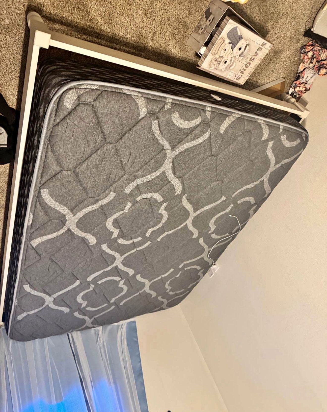 Queen Bedframe And Mattress New New $300 All