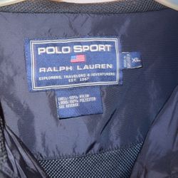 Polo Sport Hooded Black Vest Mens xL