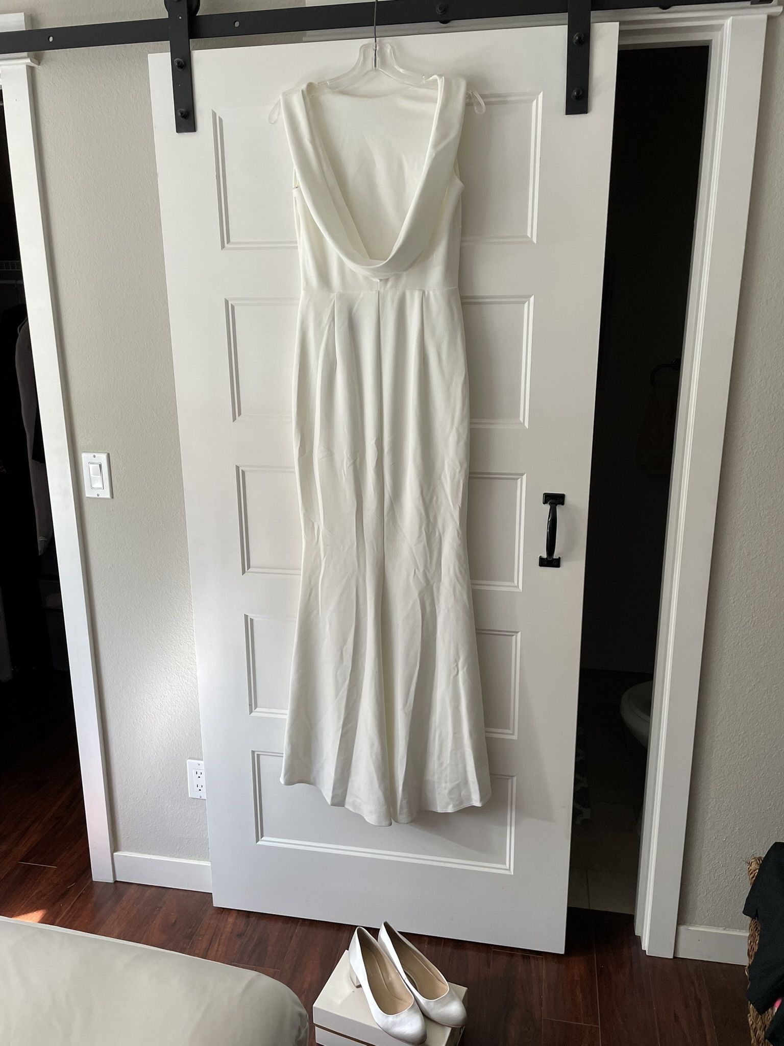 Nordstroms Katie May Sz 10 White Wedding Dress