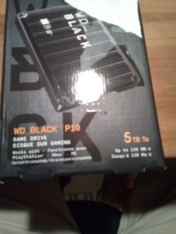 WD-black 5tb p10 portable external hard drive