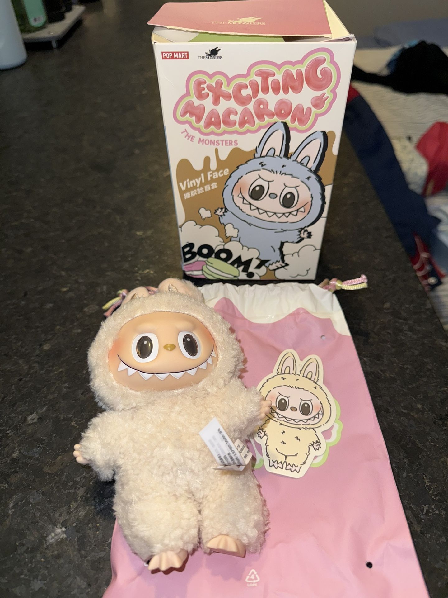 Authentic Labubu from Popmart, Brand New Soy Milk