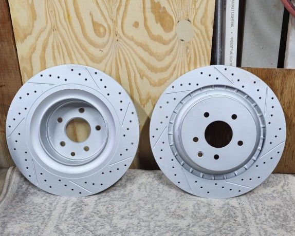 Front And Rear Rotors W/pads