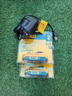2 battery 2.0 and a charger