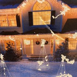 Vintage Christmas Lightstring Tree 