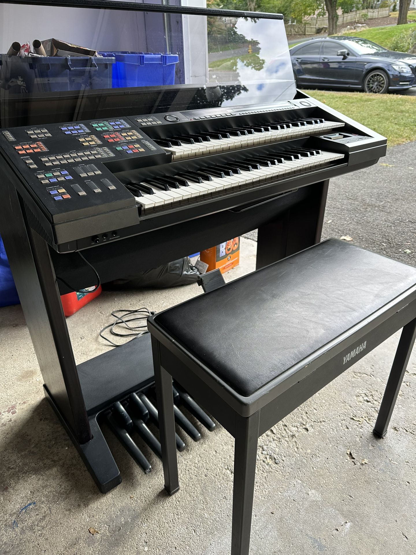 Yamaha Electone HS-6 Organ Piano Musical Instrument DJ Keyboard Soundboard