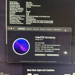 Mac Mini Core i3 3.6ghz 8gb Ram