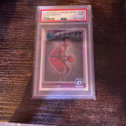 2018 Panini donors optic Collins in Hollow mint nine slab