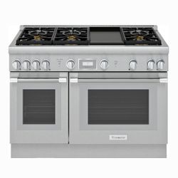 Thermador 48” Professional Gas Range – PRG486WDH – Excellent Condition 