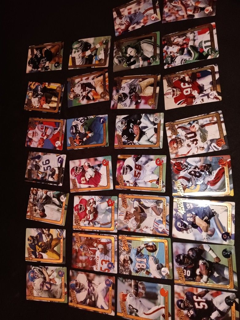 Foot Ball Cards From 1990