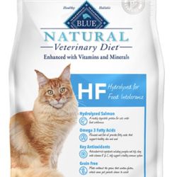 BLUE Natural Veterinary Diet™ Cat HF Hydrolyzed for Food Intolerance 7lb Bag
