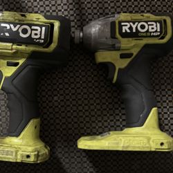 Ryobi Drill impact  With 6 Amp Battery 