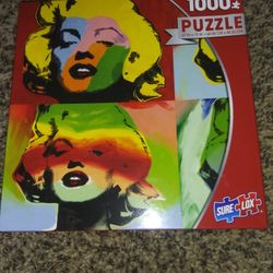 Sure-Lox Marilyn Monroe 1000 Piece Puzzle New Sealed

**Bundle and save with combined shipping**