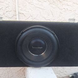 12" Rockford T1 Subwoofer In A Sealed Box