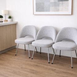 3 modern upholstered chairs