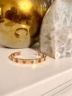 Tory Burch Rose Gold Cuff Bracelet
