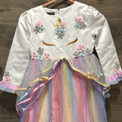 Birthday Girl Unicorn Dress