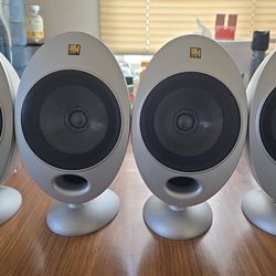 KEF Satellite Speakers – Set of 4 (Excellent Condition)