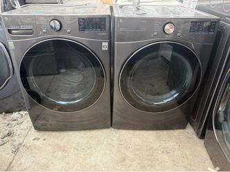 LG. WASHER. AND GAS DRYER